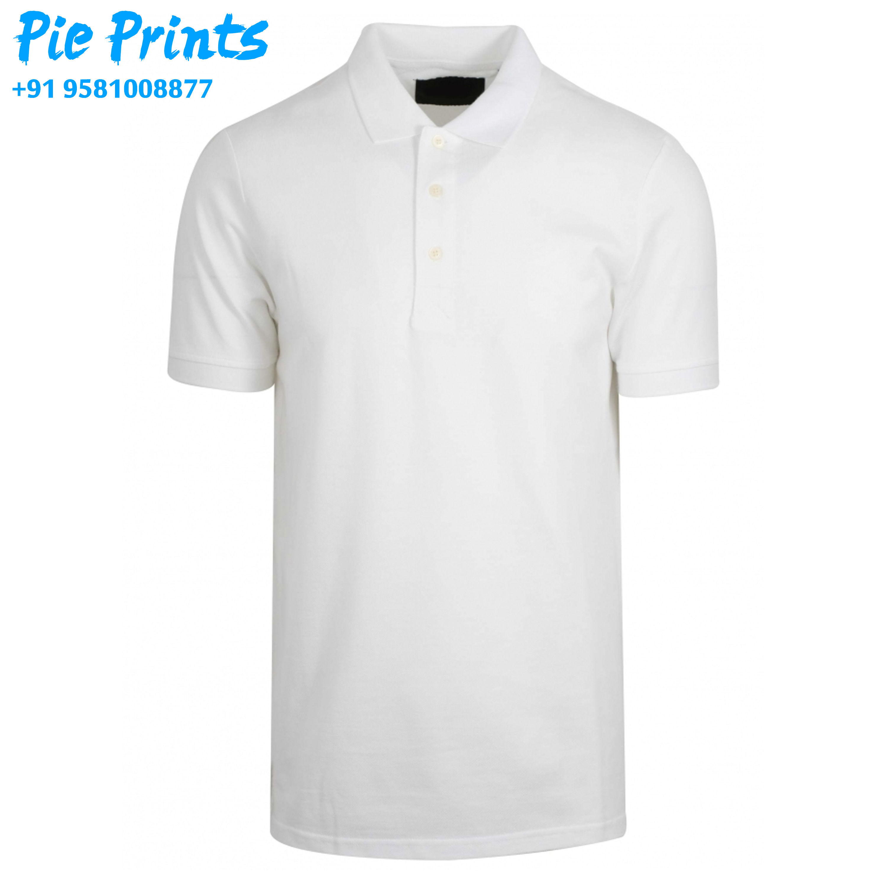 White Polo Cotton T-Shirt