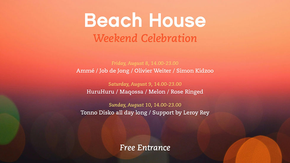 Beach House Weekend Celebration