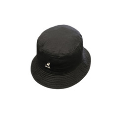 Kangol Washed Bucket Hat – Black | Classic Cap Company Ltd