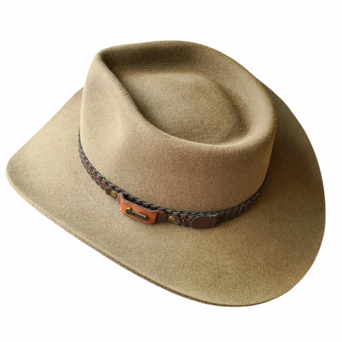 ヴィンテージ　AKUBRA カウボーイハット　オーストラリア　58㎝ AKUBRA☆未使用 58 オーストラリア製 ウエスタンハット