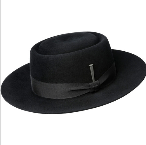Wool Felt Hat, Black