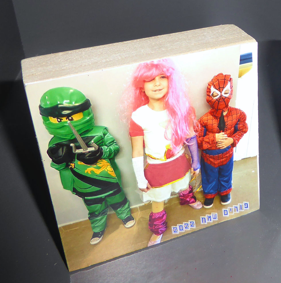 בלוק עץ 10 על 10 ס"מ