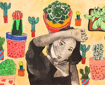 BoramKim_ Portrait _Abstract _ Mixed Media _TheHumanExperience Project_ Bree Mercadoart.jp