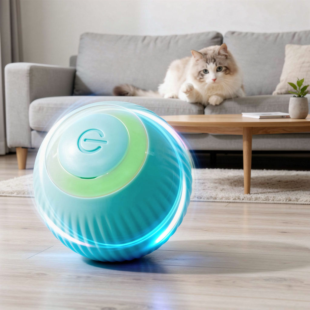 Automatic pets ball