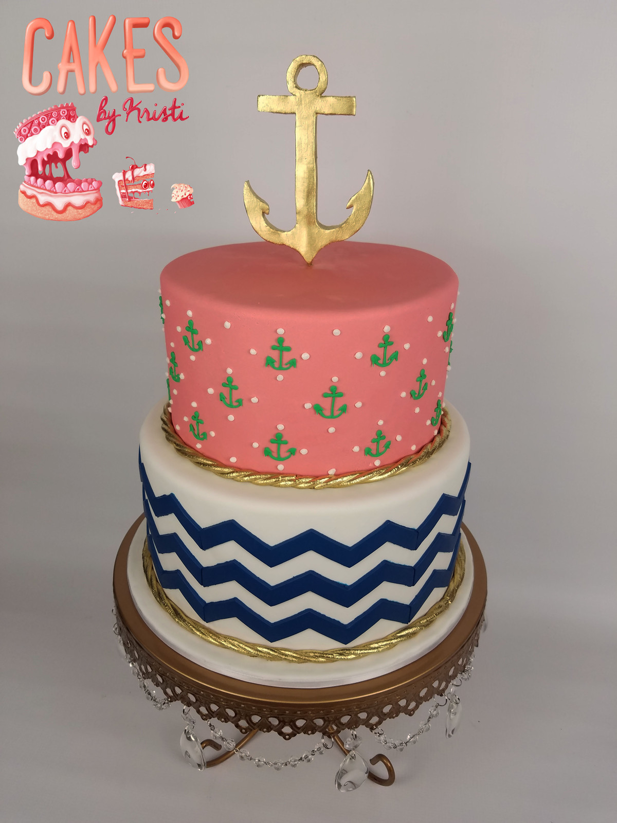 Nautical Baby Shower Cake