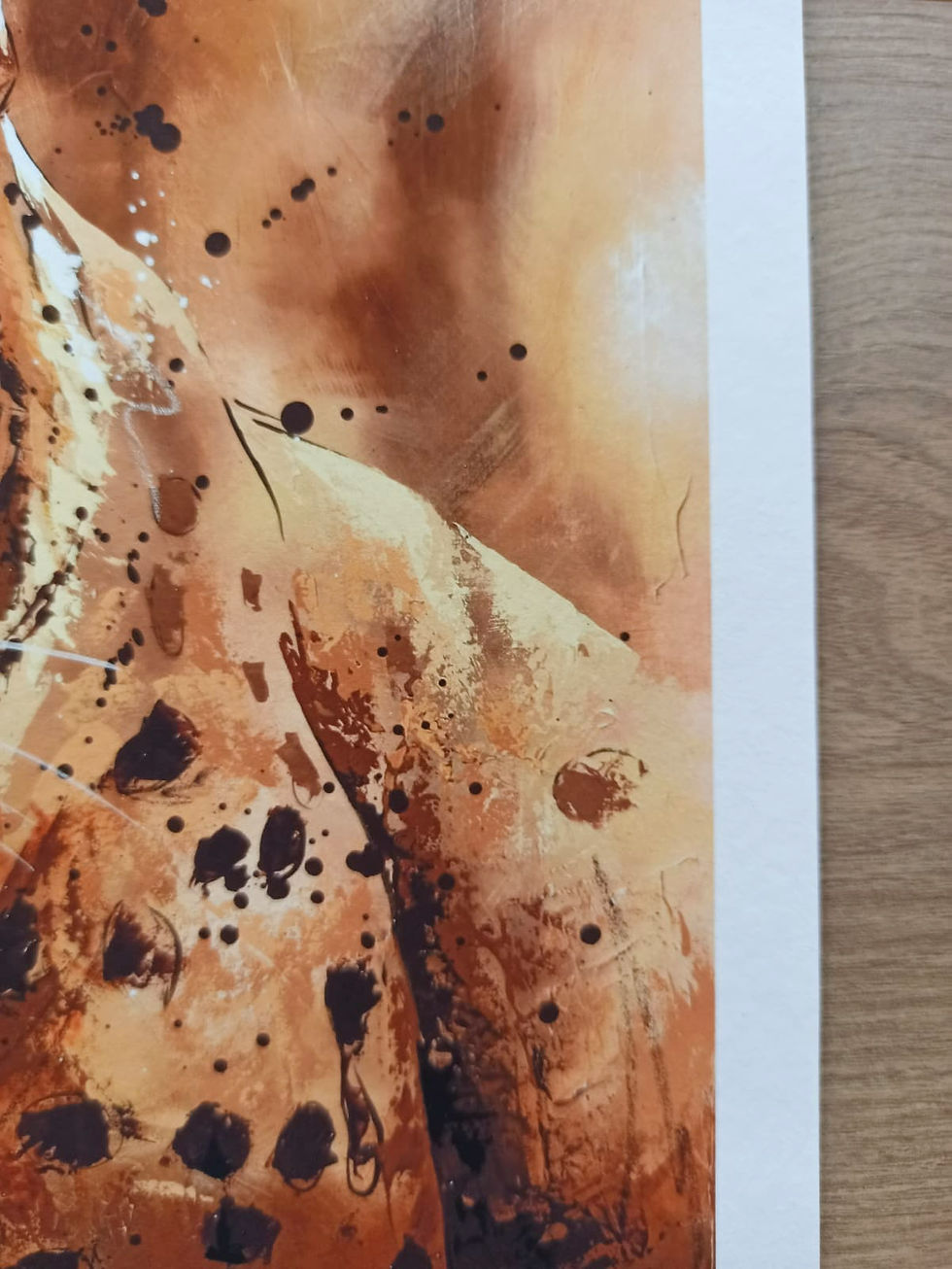 Miniature : Lynx portrait peint par Jessica Sansiquet artiste peintre animalier, tirage d'art reproduction Ferus