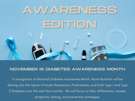 November is Diabetes Awareness Month