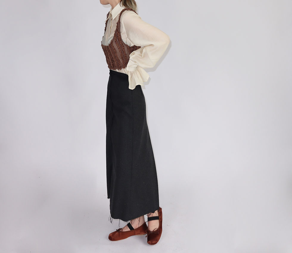 サムネイル： Cinnamon Soft Touch Waistcoat