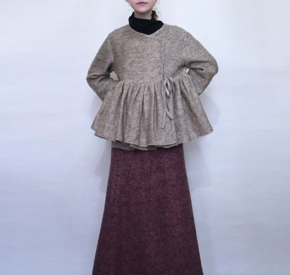 Thumbnail: Lava  Peplum Coat