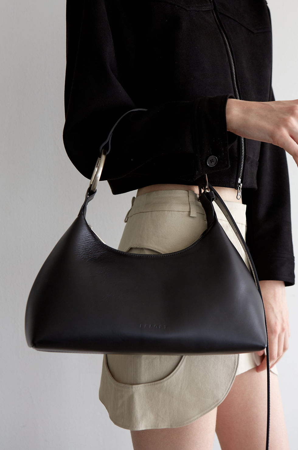 縮圖：NULL HOBO BAG BLACK