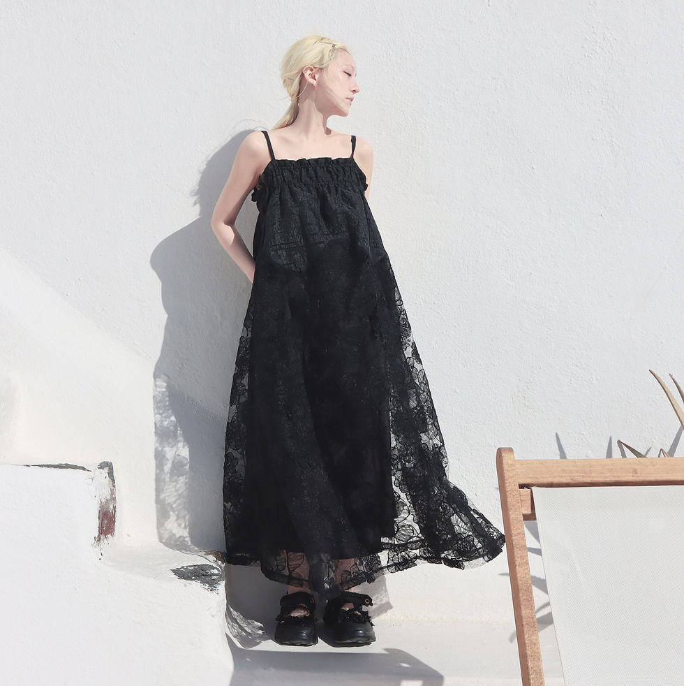 縮圖：Black Lydia Dress