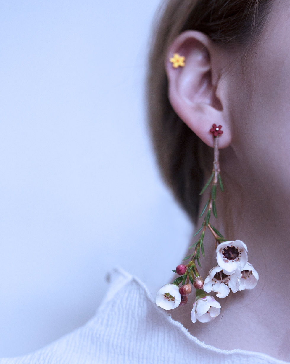 縮圖：A set of little rainbow fafa earring