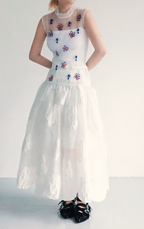 Virelin Dewlace Petalvault Sheer Top