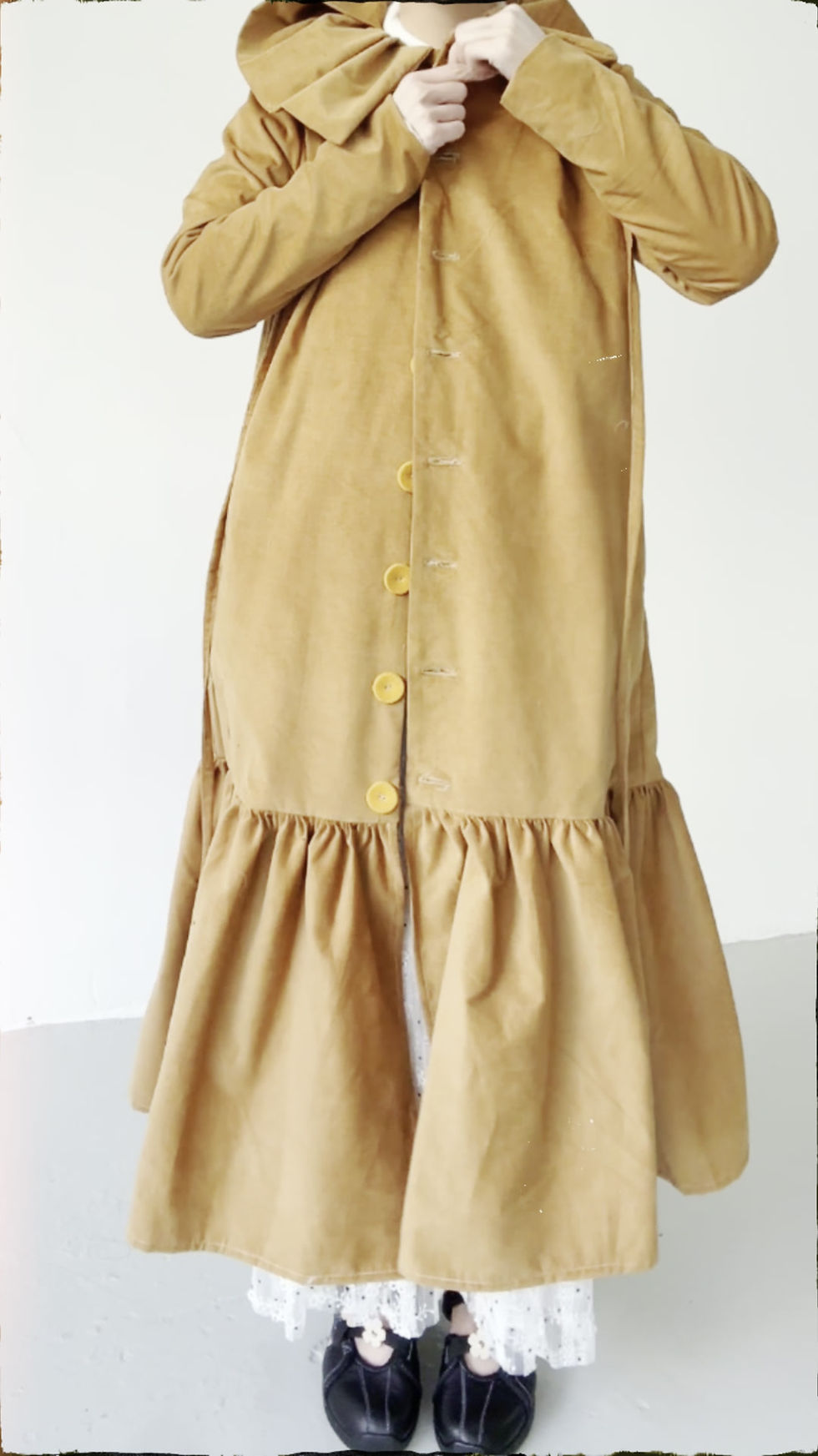 Thumbnail: Black Lenore Odette Coatdress