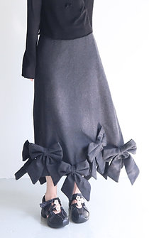 Cinder Hush Grey Ephemera Bow Skirt