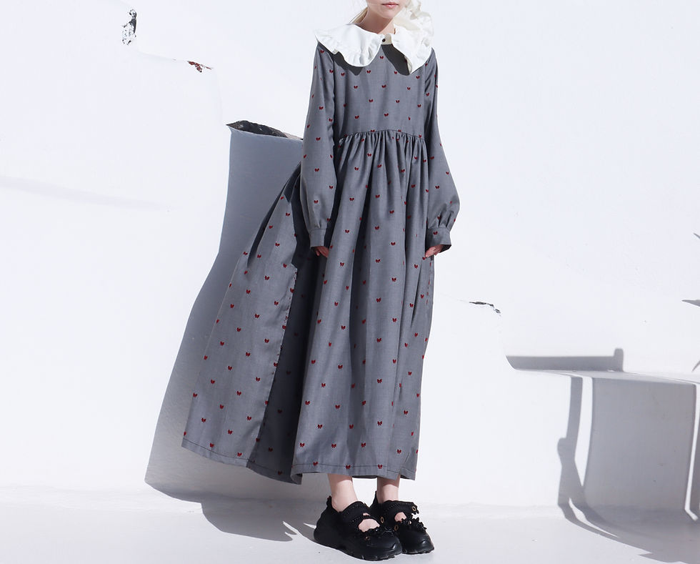 縮圖：Grey Florence Dress