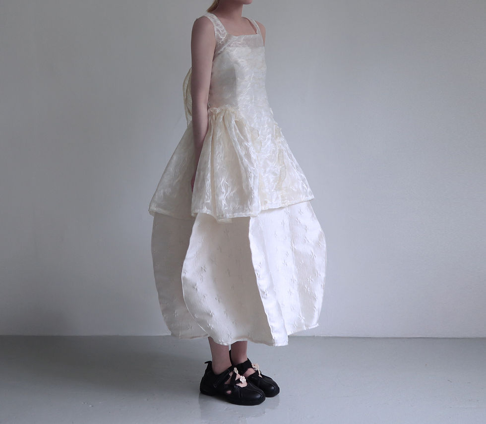 Thumbnail: Dove White Mysa Sheer Vest
