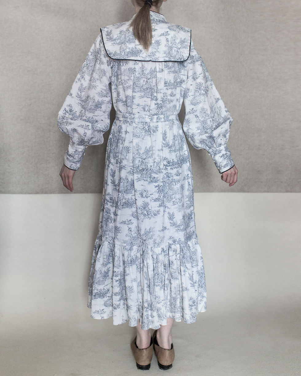 サムネイル： ooherrer | Grey LA JOUY DRESS