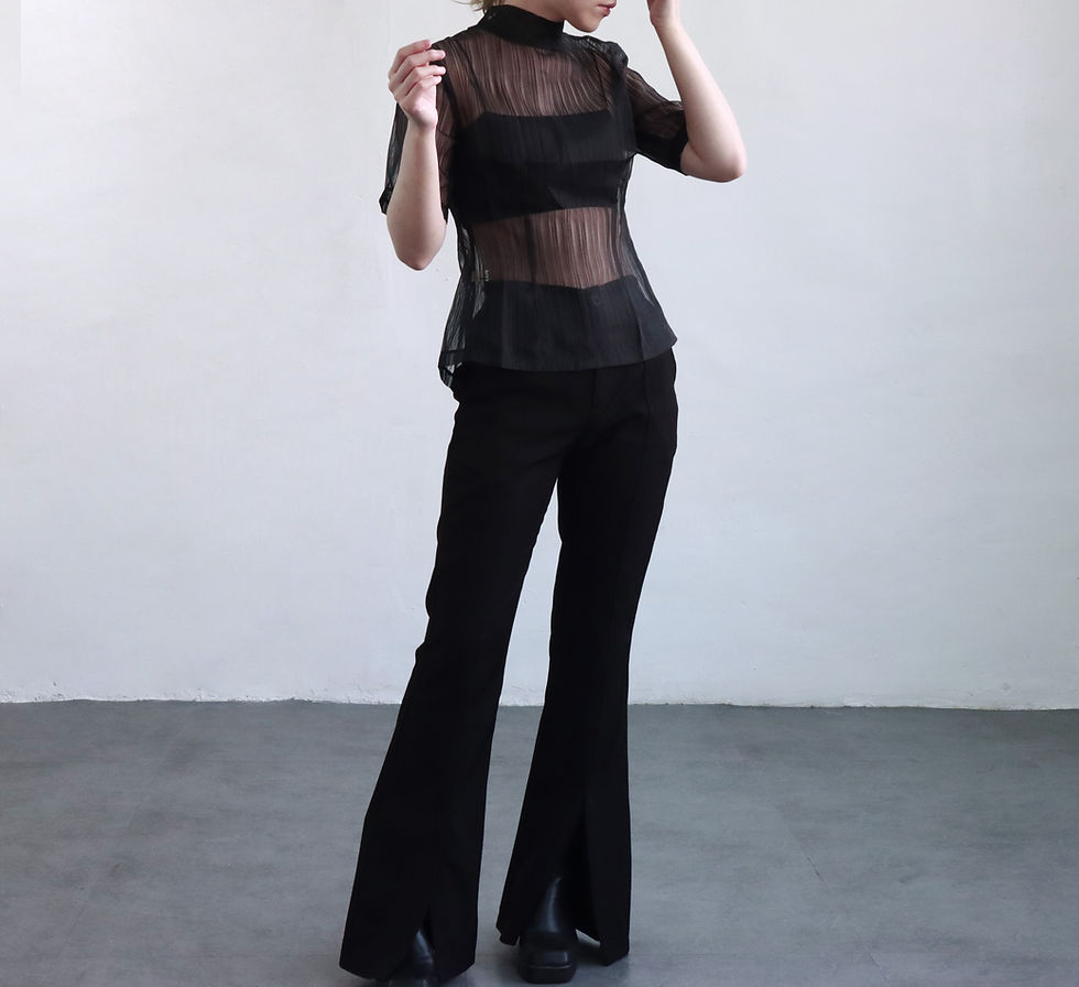 縮圖：Jet black Pants