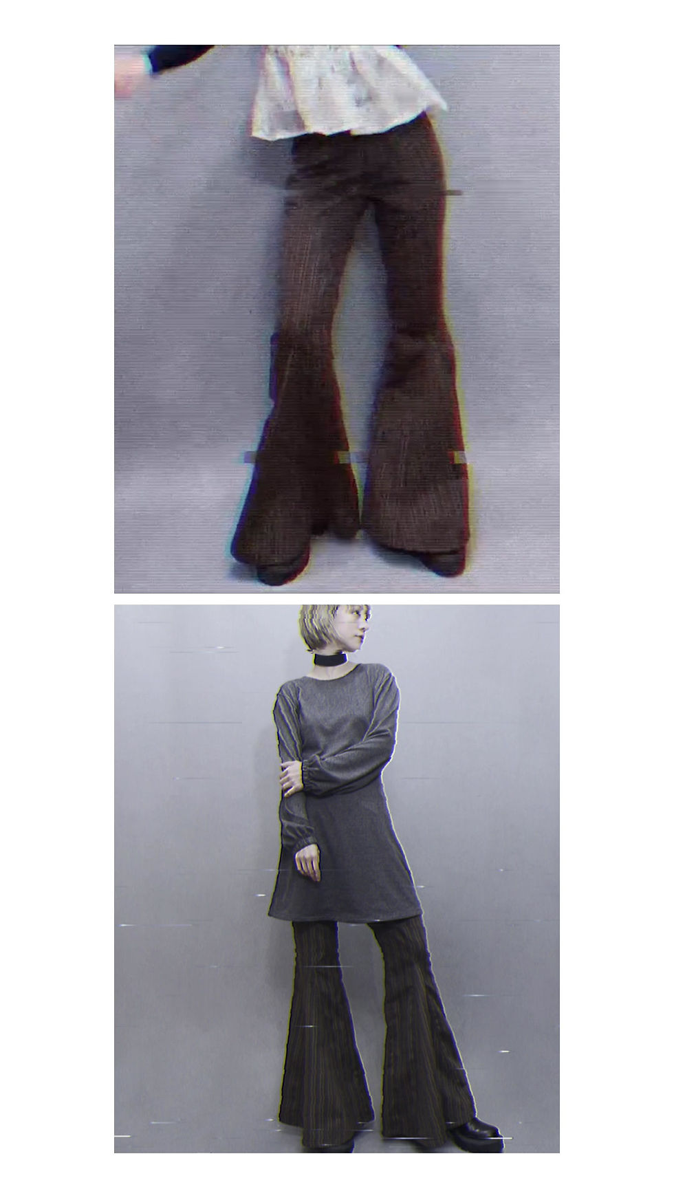 サムネイル： Arden Vintage Wool Flared Pant