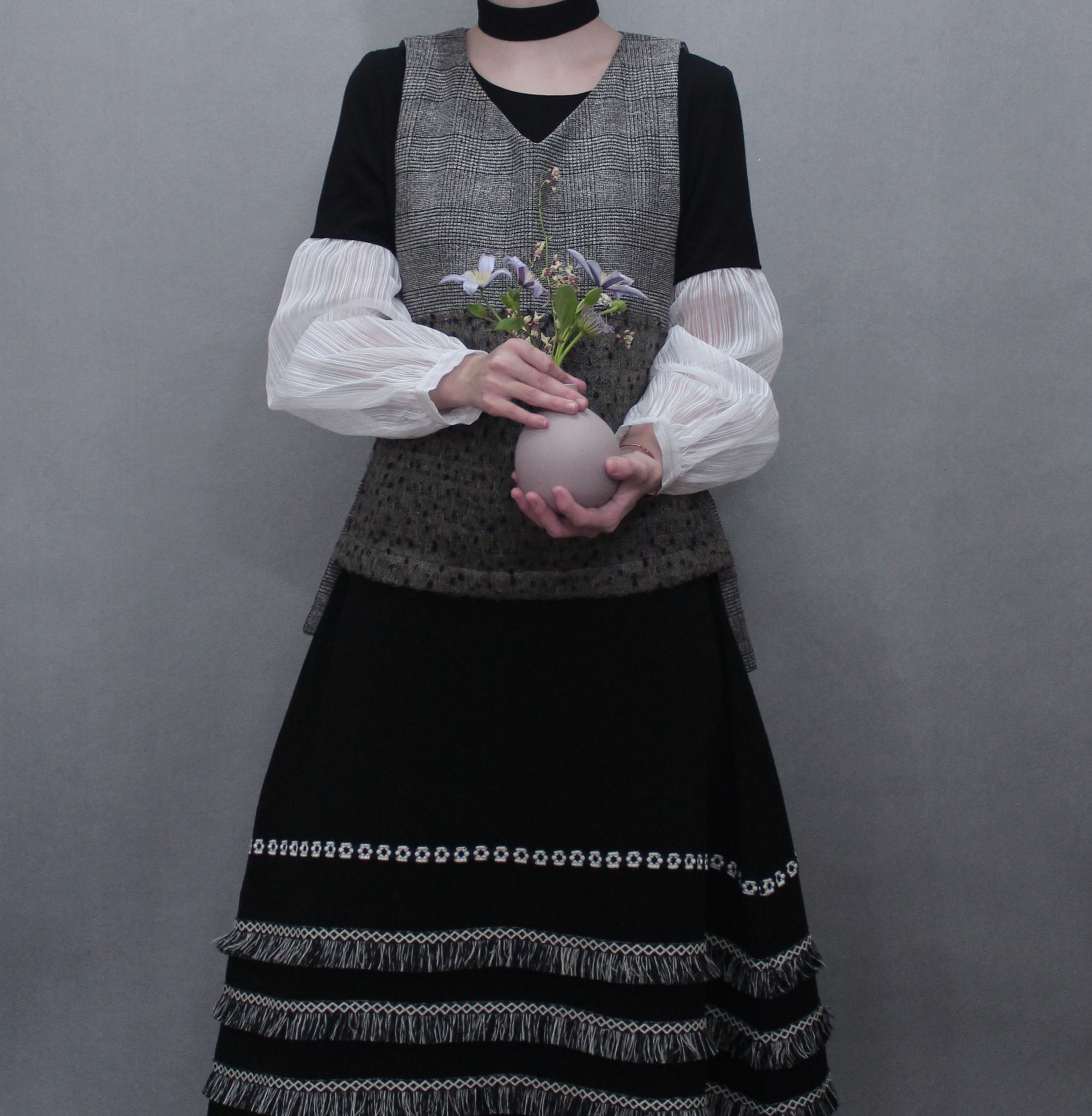 Ember /Louise Wool Ribbon Vest