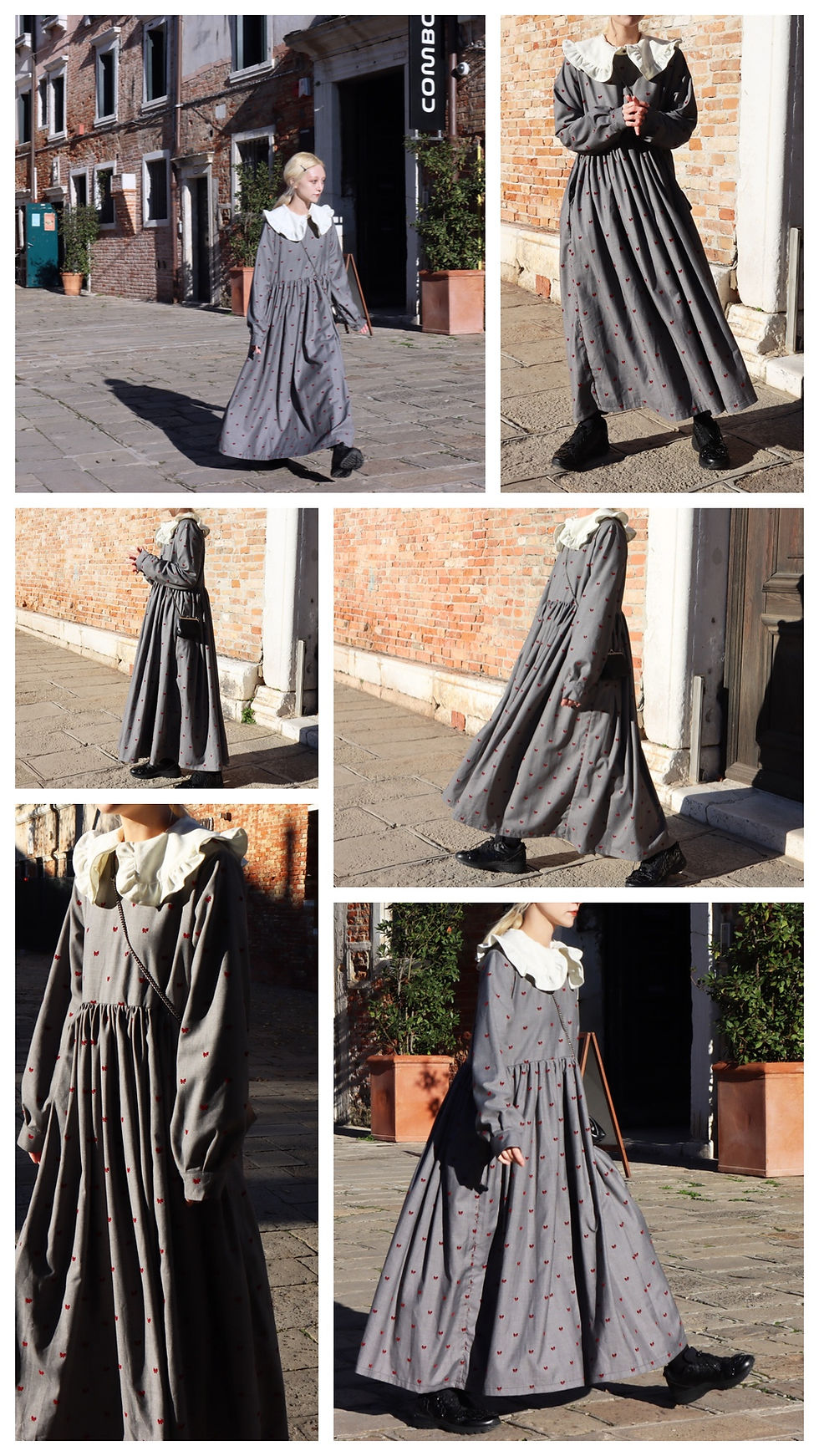 縮圖：Grey Florence Dress