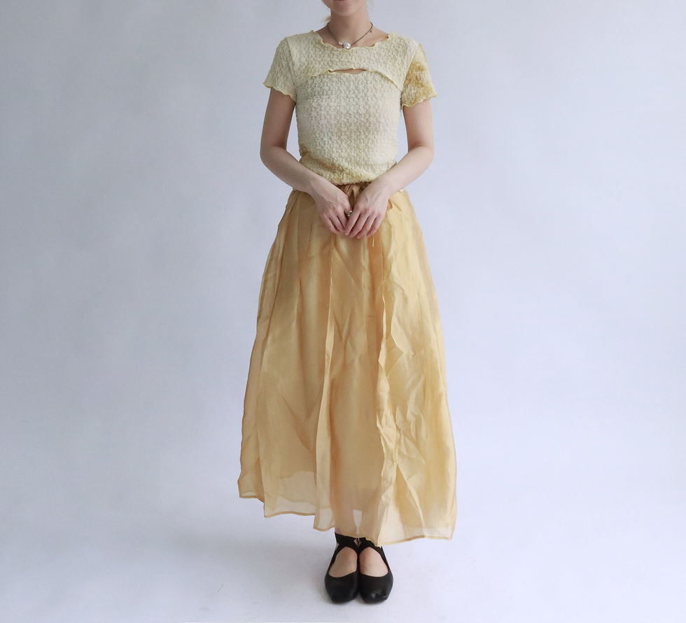 縮圖： La Luna Gleam Skirt (Brown)