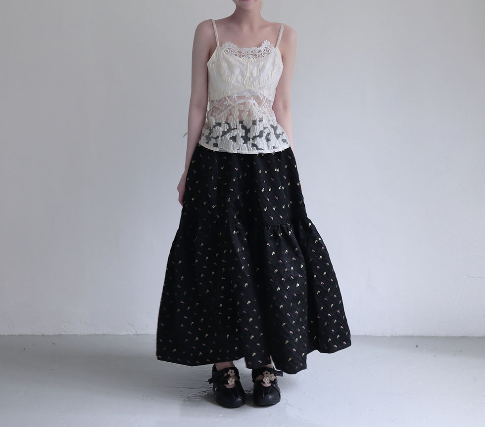 Miniature : Ivory Virelai Lace Corset Top