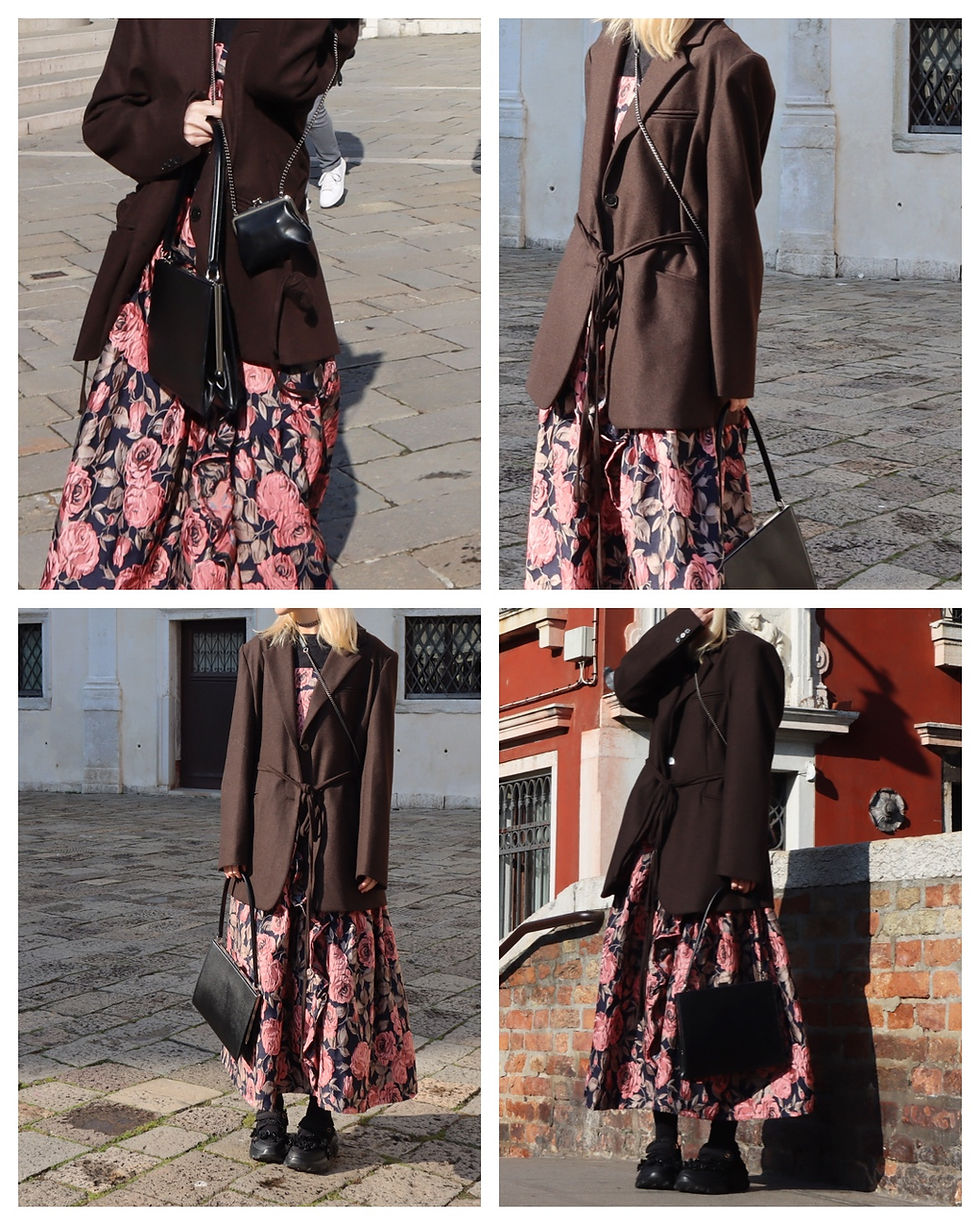 縮圖：Brown Belted Blazer