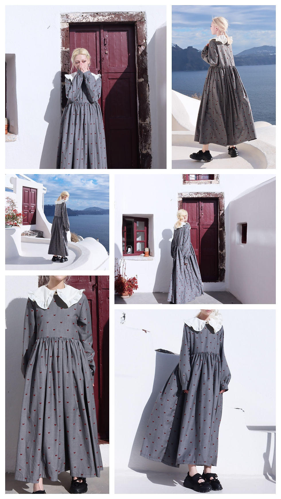 縮圖：Grey Florence Dress