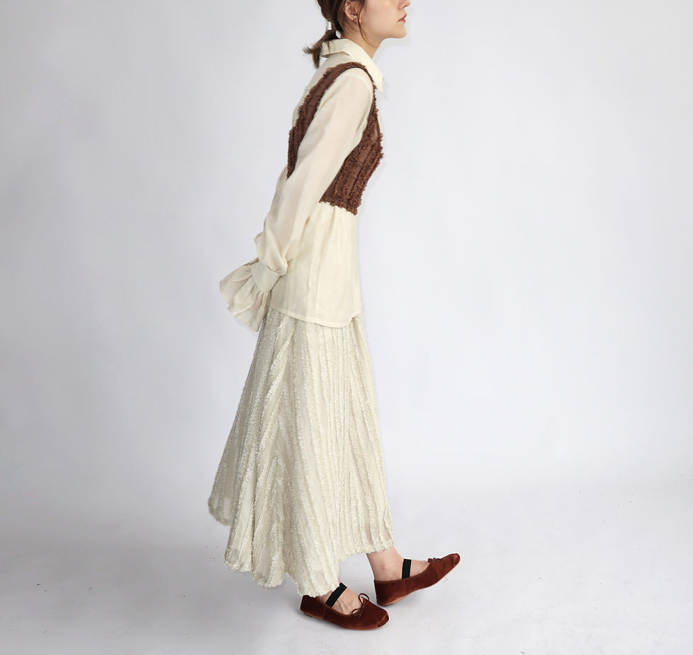Miniature : Sienna Light Brown Starry Dress
