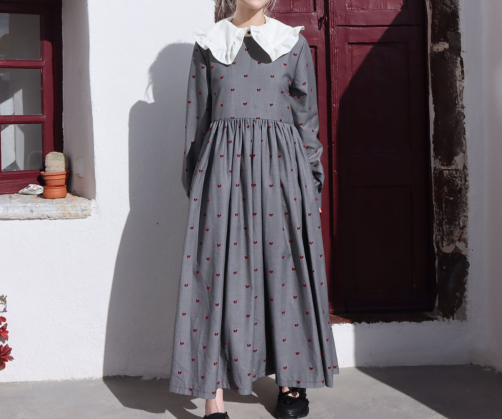 縮圖：Grey Florence Dress
