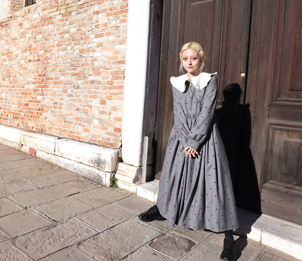 縮圖：Grey Florence Dress