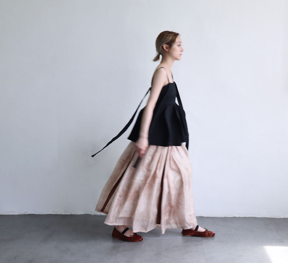 Thumbnail: Khaki Casual Drawstring Casual Pant