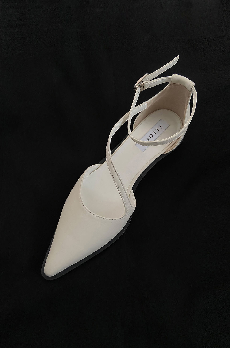 サムネイル： 006 Pointed Kitten Heels IVORY
