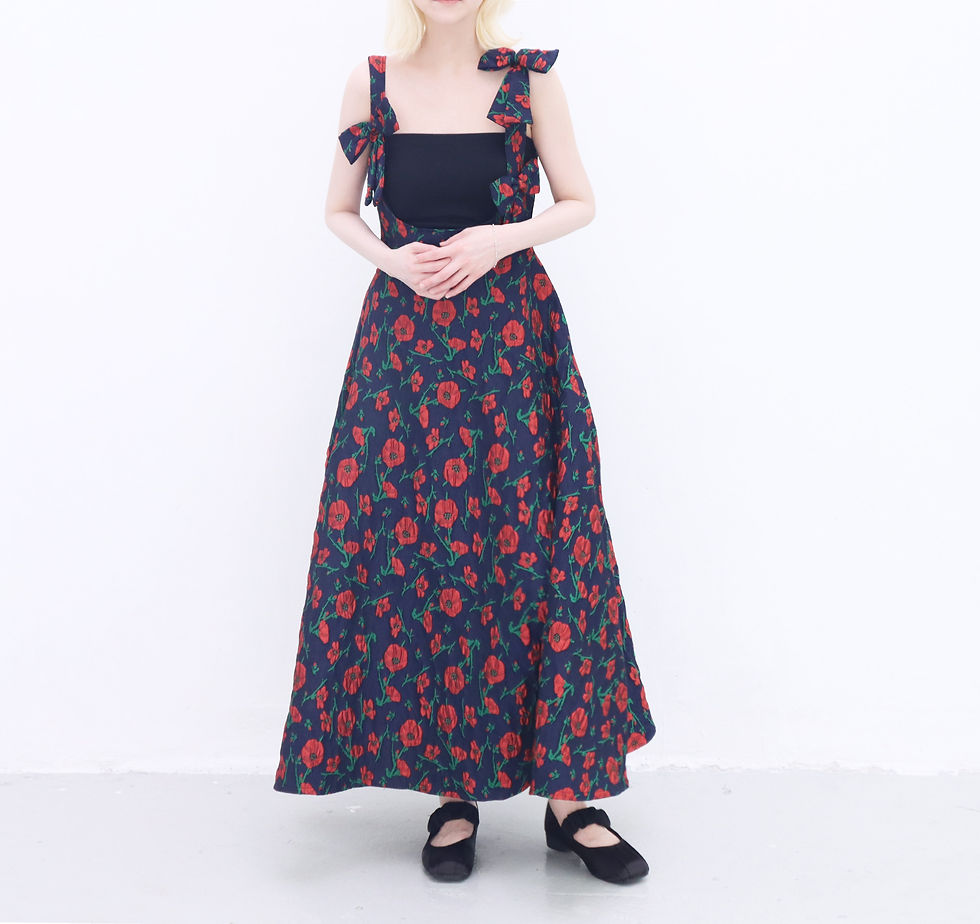 Thumbnail: Liv Ember Three Ribbons Dress