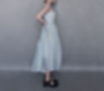 Thumbnail: Bleu Dragée Bouffant Dress (Blue)