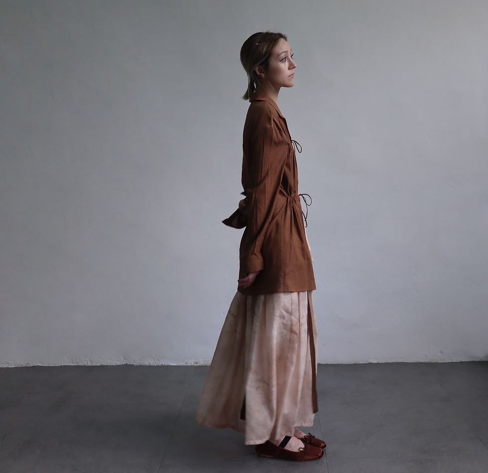 縮圖：Carmel Long Sleeve Cardigan With Drawstring Waist Tie 