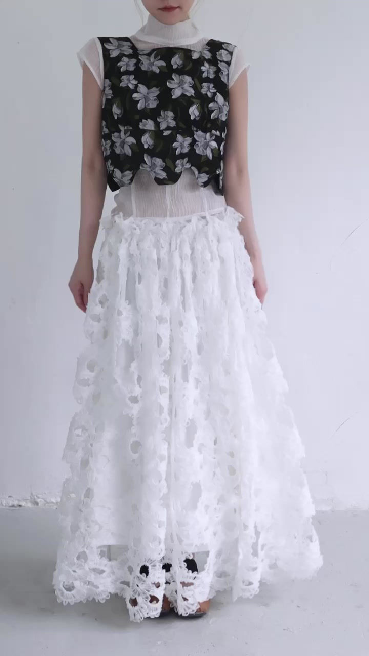 サムネイル： Sapphire Bloom Esther Waistcoat Sapphire Bloom