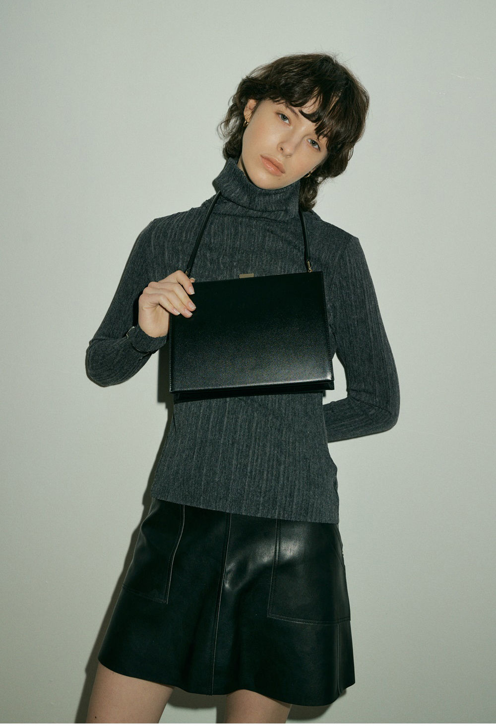 Gold Mona Framebag Blackcalf