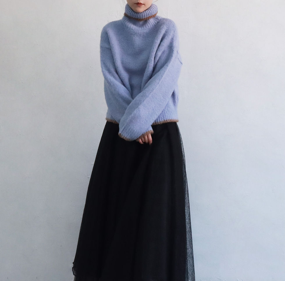 縮圖：Frost Bulky Turtleneck Sweater