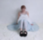 Thumbnail: Bleu Dragée Bouffant Dress (Blue)