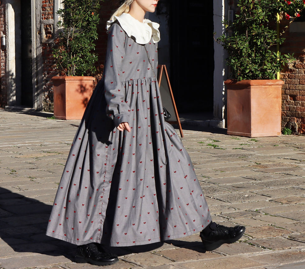 縮圖：Grey Florence Dress