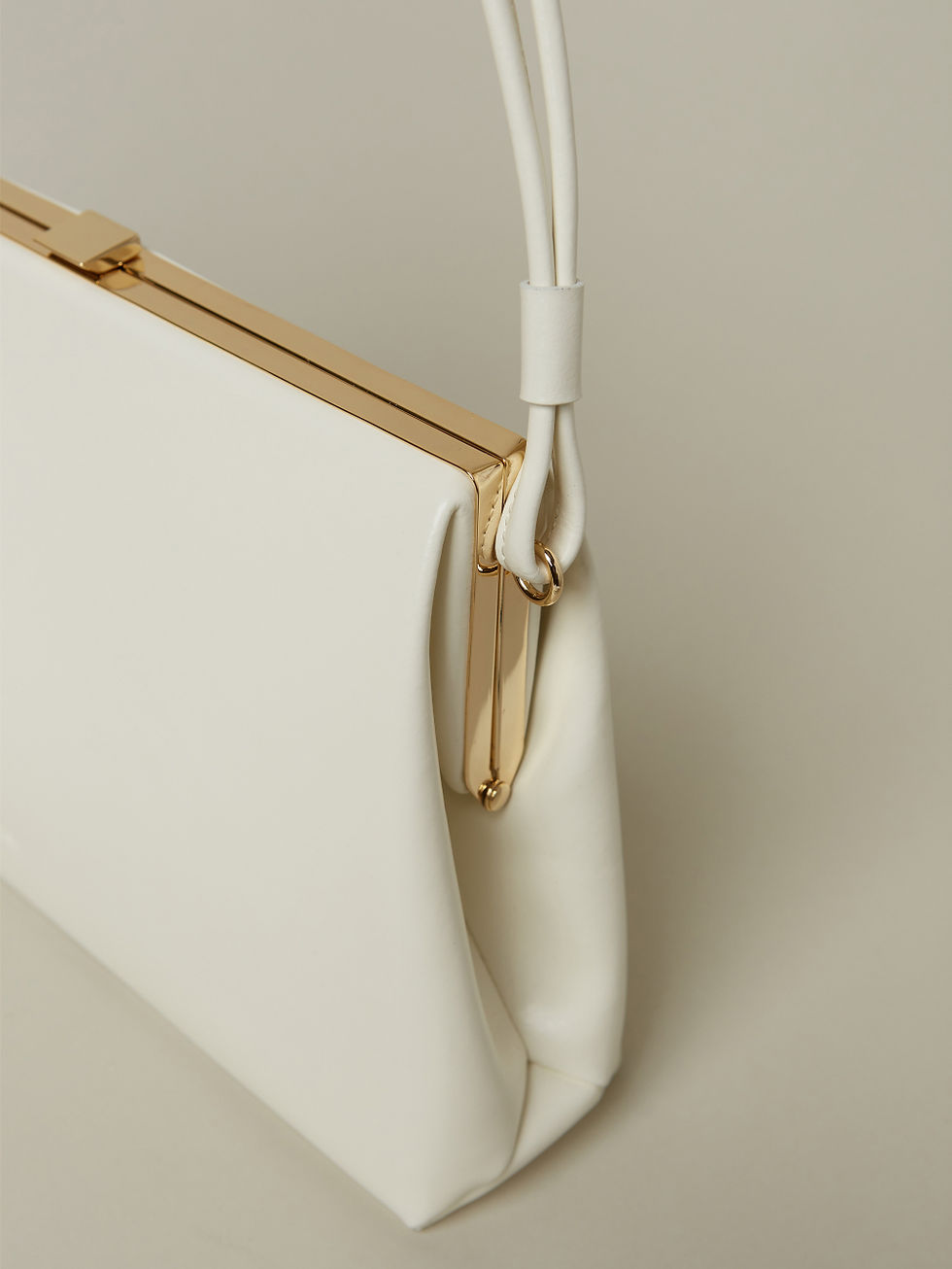 縮圖：Sage Frame Bag Black calf (Ivory Gold Frame)