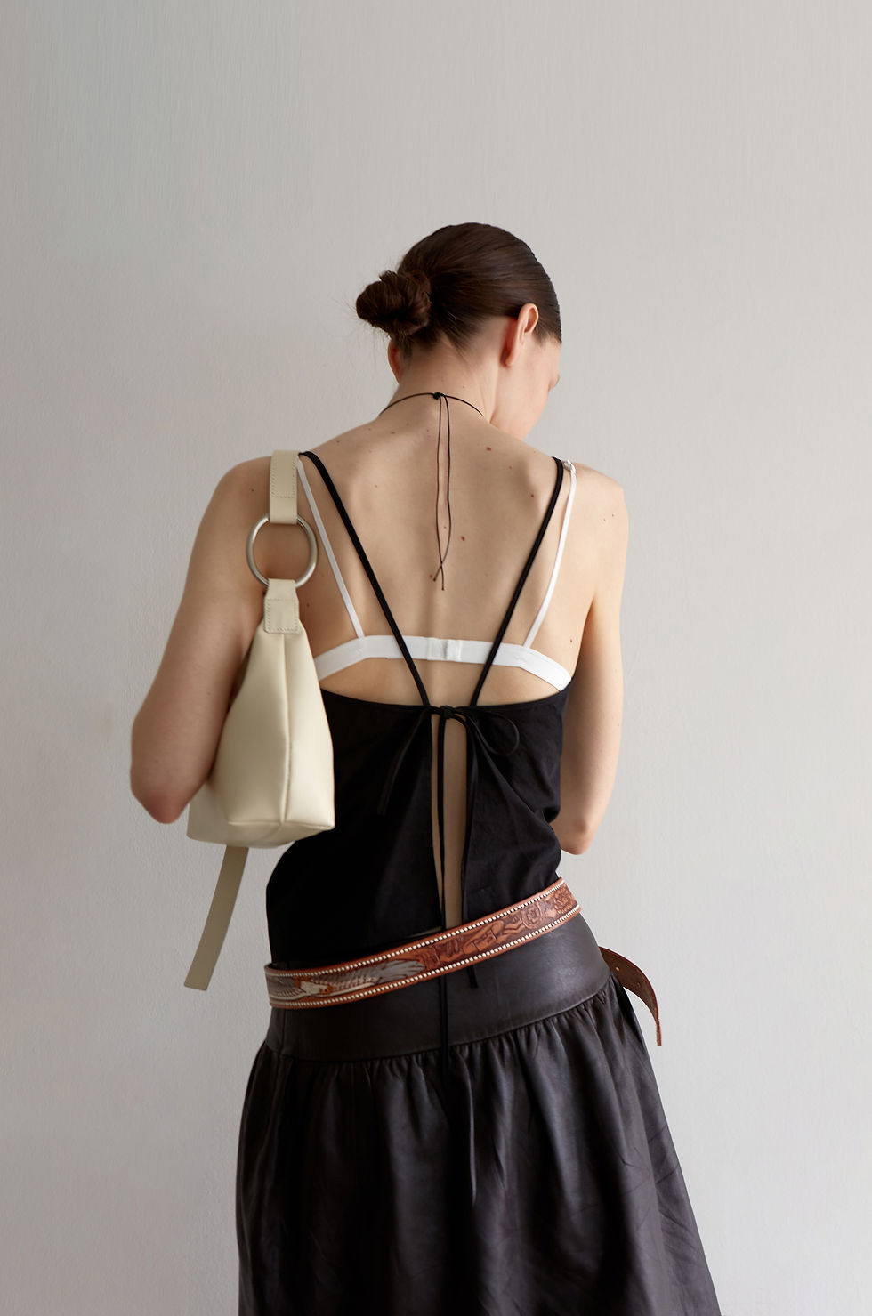 縮圖：NULL HOBO BAG CREAM