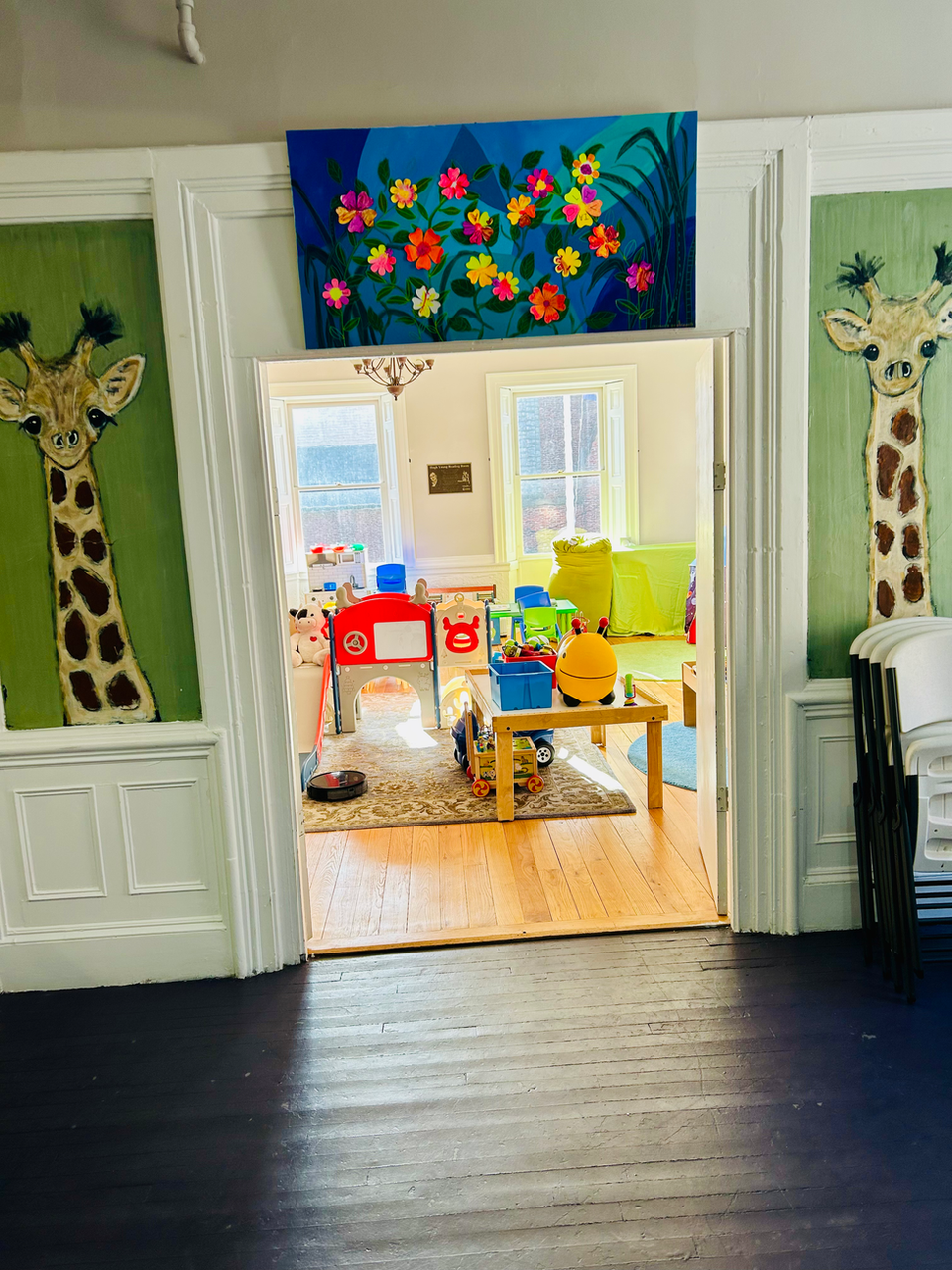 Colorful Charlestown Play Space for Kids with toys