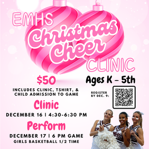 Get in the Spirit: EMHS Christmas Cheer Clinic for Little Bulldogs!