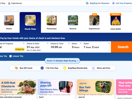 Hourly Hotel Booking Apps With Group Deals in Indore