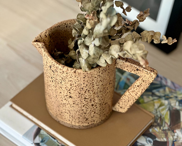 decoração de interiores com vasos em cerâmica artesanal