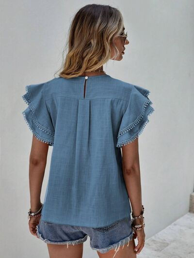 Miniatura: Denise Ruffle Cap Sleeve Top